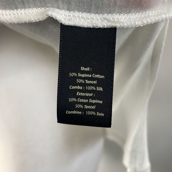 Elizabeth and James White with Gray Sheet Overlay Top - Picture 6 of 6